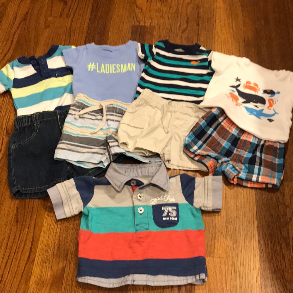 Newborn summer outfit lot